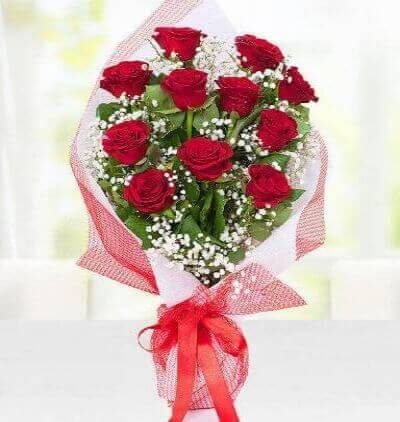 vazoda 50 kırmızı gül Çiçeği & Ürünü 11 Gül Buketi 