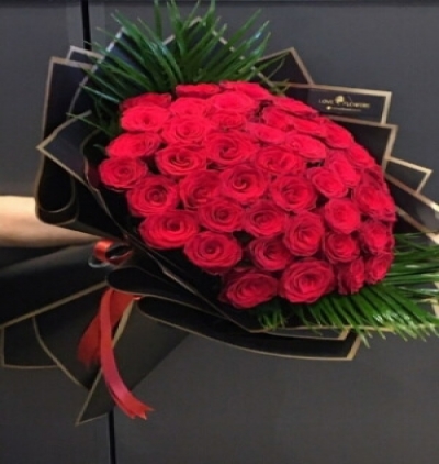 kırmızı güllerden buket Çiçeği & Ürünü CindyRella Süper Premium Gül Buketi 