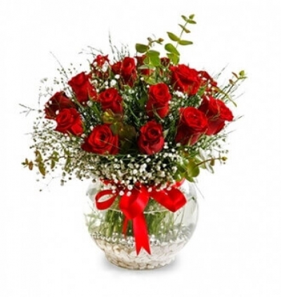 kutuda beyaz güller Çiçeği & Ürünü Kırmızının Büyüsü 